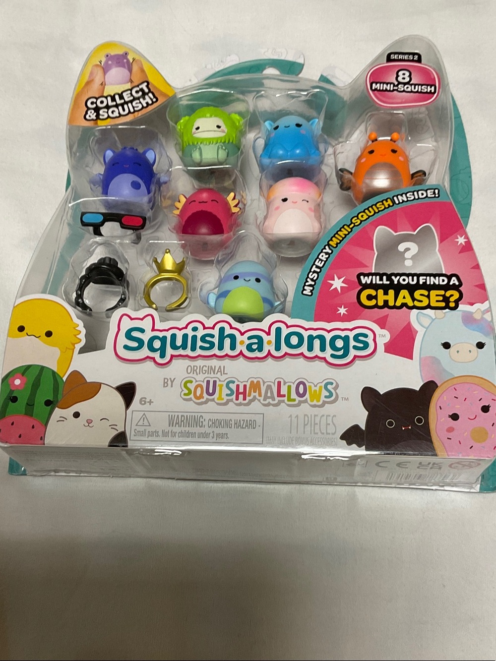 NWT Squishmallows Squish-a-longs Series 2 8 Pack